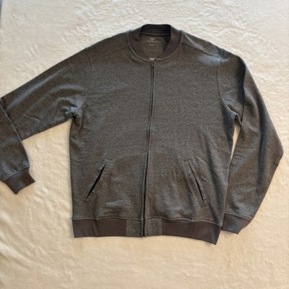 Vantage Apparel, Full Zip Fleece Jacket, Mens Large